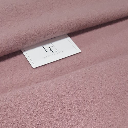 Pink Wool Fabric Sold by the Yard 100 Natural Wool Fabric Etsy