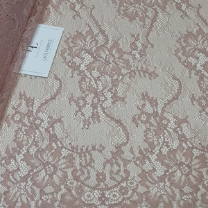 Tela de encaje púrpura encaje francés encaje Chantilly encaje nupcial encaje de boda encaje de velo festoneado encaje floral encaje de lencería LK1001