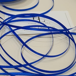 3 mm Satinband, Doppelseite Satinband, Meterware, Satinband, Satinband Geschenk Schleife, Satinband ST1044