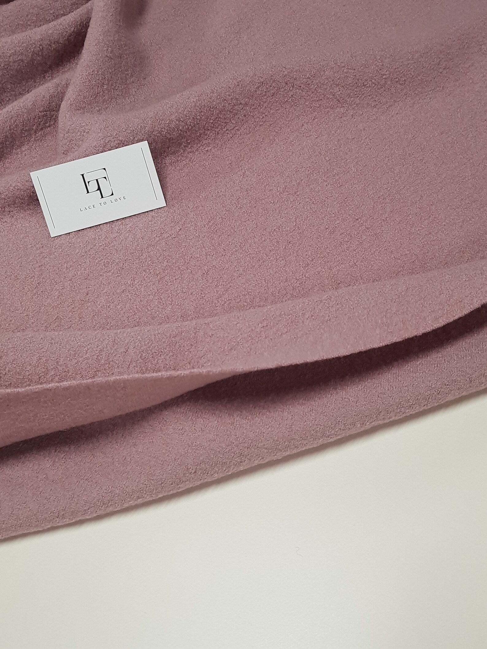 Pink Wool Fabric Sold by the Yard 100 Natural Wool Fabric Etsy