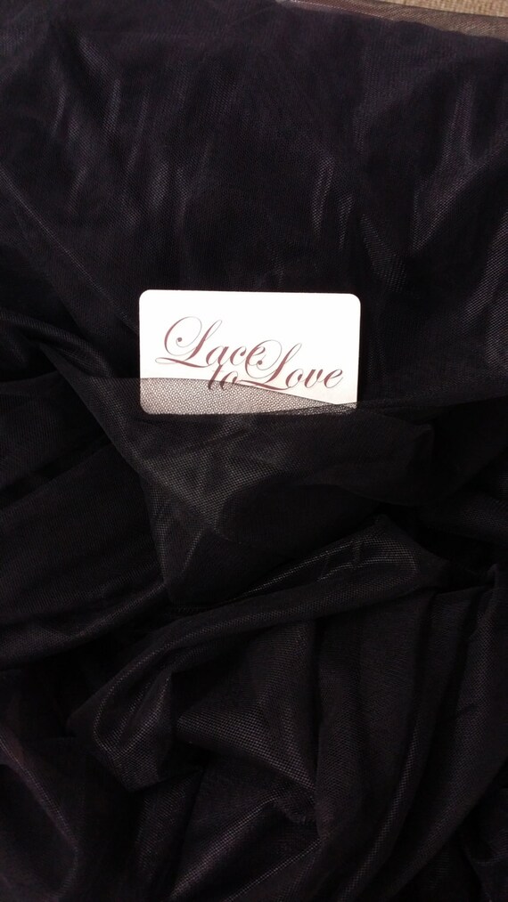Tissu de tulle noir, lingerie, tissu de tulle lingerie, noir, robe de soirée tulle - 55 Tissu de tulle noir, lingerie, tissu de tulle lingerie, noir, robe de soirée tulle - 55