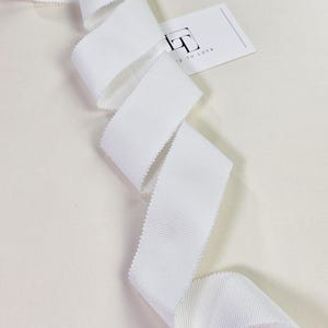 Wit katoenen ripslint, lingerie en fournituren afwerking ripsband, ST1075