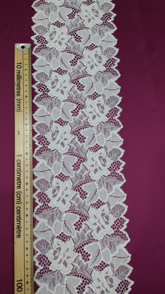 Off white stretch Lace Trim, French stretch Lace Chantilly Chantilly Lace Lace Wedding Lace White Lace Veil lace Scalloped lace Lingerie Lace trim JE52003 2785b9 Off white stretch Lace Trim, French stretch Lace Chantilly Chantilly Lace Lace Wedding Lace White Lace Veil lace Scalloped lace Lingerie Lace trim JE52003 2785b9