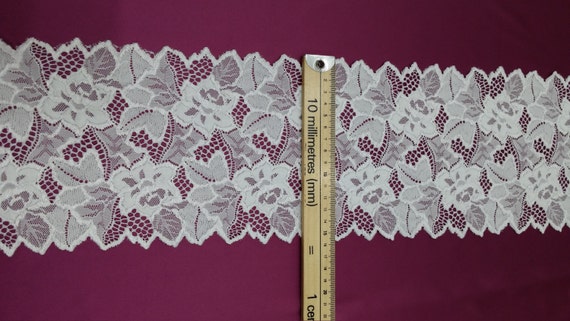 Off white stretch Lace Trim, French stretch Lace Chantilly Chantilly Lace Lace Wedding Lace White Lace Veil lace Scalloped lace Lingerie Lace trim JE52003 2785b9 Off white stretch Lace Trim, French stretch Lace Chantilly Chantilly Lace Lace Wedding Lace White Lace Veil lace Scalloped lace Lingerie Lace trim JE52003 2785b9