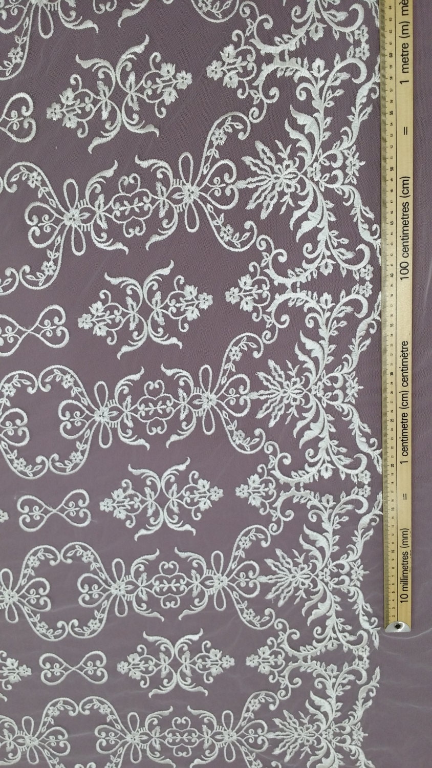 Ivory Embroidered Lace Fonda main image 1