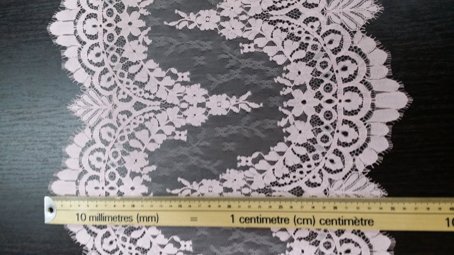 Candy Pink Lace Trim Claire