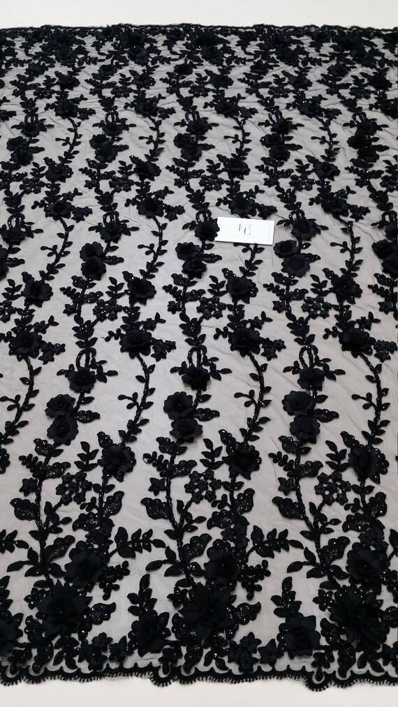 Tissu de de Tissu dentelle noire, dentelle 3D, perles dentelle, dentelle Français, mariée dentelle, dentelle de mariage voile dentelle festonnée Floral dentelle, dentelle de Lingerie EVS149CSBF cba604 Tissu de de Tissu dentelle noire, dentelle 3D, perles dentelle, dentelle Français, mariée dentelle, dentelle de mariage voile dentelle festonnée Floral dentelle, dentelle de Lingerie EVS149CSBF cba604