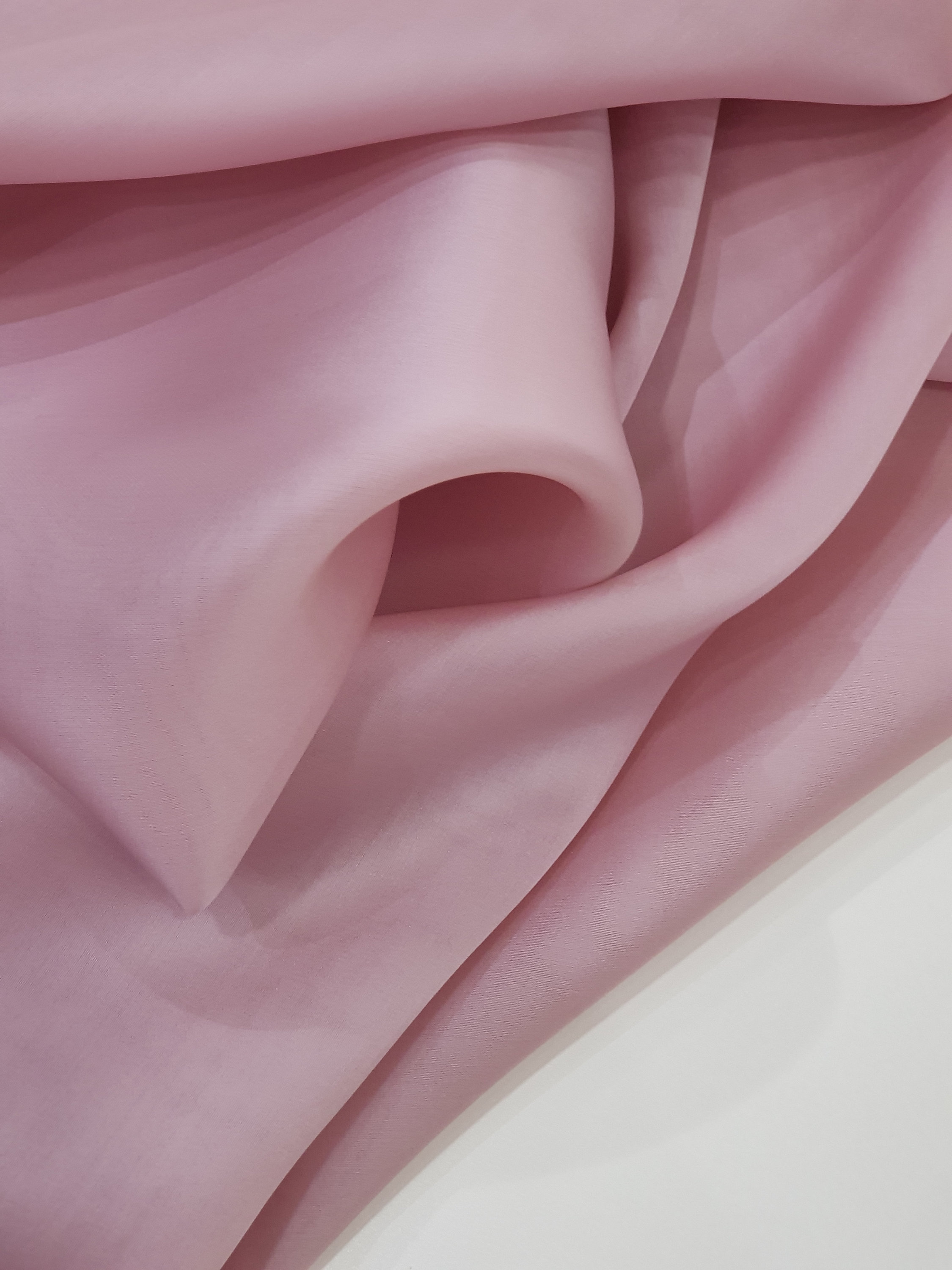 Wild Rose Silk Satin Face Organza Fabric main image 1