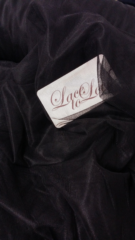 Tissu de tulle noir, lingerie, tissu de tulle lingerie, noir, robe de soirée tulle - 55 Tissu de tulle noir, lingerie, tissu de tulle lingerie, noir, robe de soirée tulle - 55