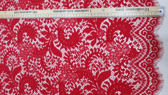 Spanish lace fabric deals