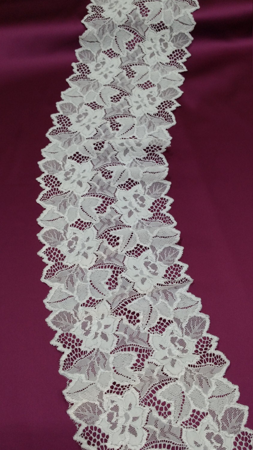 Off white stretch Lace Trim, French stretch Lace Chantilly Lace Wedding Lace White Lace Veil lace Scalloped lace Lingerie Lace trim JE52003 Off white stretch Lace Trim, French stretch Lace Chantilly Chantilly Lace Lace Wedding Lace White Lace Veil lace Scalloped lace Lingerie Lace trim JE52003 2785b9