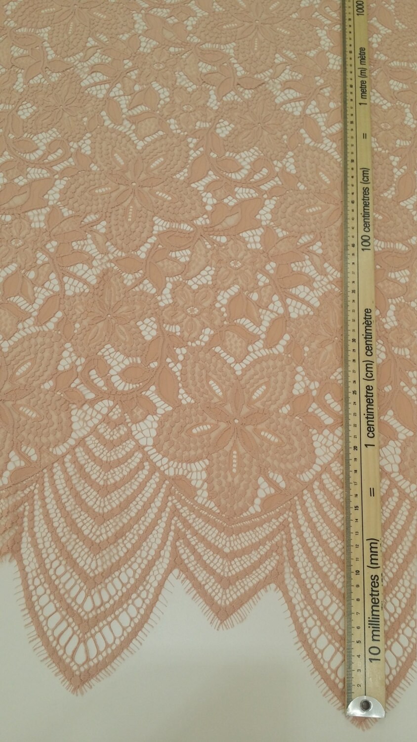 Beige Spitze Stoff französische Spitze Chantilly Spitze | Etsy