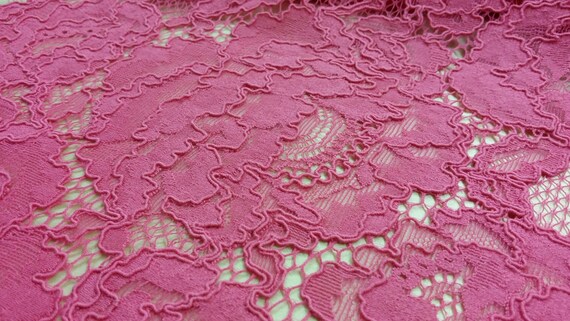 Dentelle tissu par yard, Français dentelle, brodé dentelle dentelle de mariée mariage dentelle dentelle dentelle dentelle voile de dentelle lumineux Lingerie dentelle Alencon dentelle L88811 rose 2e3e4a Dentelle tissu par yard, Français dentelle, brodé dentelle dentelle de mariée mariage dentelle dentelle dentelle dentelle voile de dentelle lumineux Lingerie dentelle Alencon dentelle L88811 rose 2e3e4a