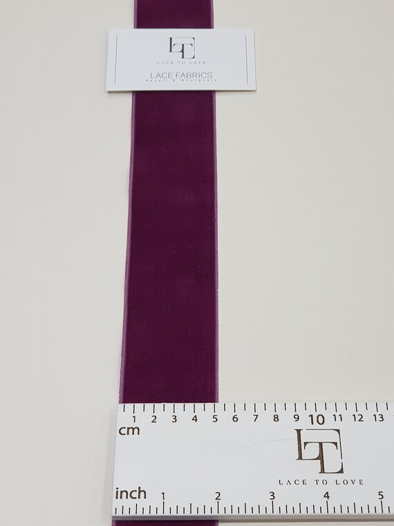 Nastro In Chiffon Viola 38mm X 22m - Per Regali, Matrimoni E Decorazioni - Foto 8