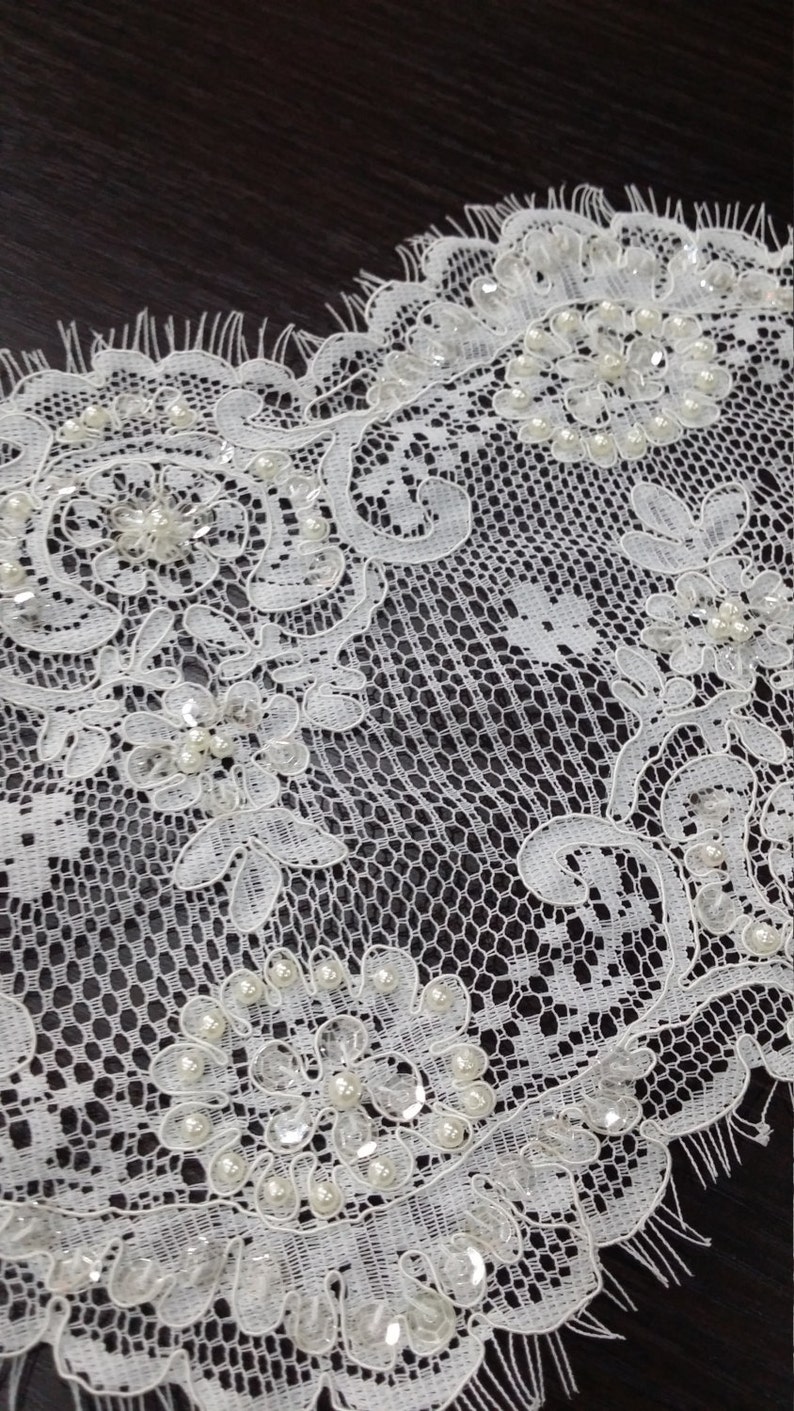 sequin lace trim