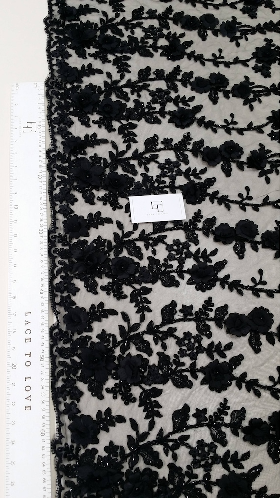 Tissu de de Tissu dentelle noire, dentelle 3D, perles dentelle, dentelle Français, mariée dentelle, dentelle de mariage voile dentelle festonnée Floral dentelle, dentelle de Lingerie EVS149CSBF cba604 Tissu de de Tissu dentelle noire, dentelle 3D, perles dentelle, dentelle Français, mariée dentelle, dentelle de mariage voile dentelle festonnée Floral dentelle, dentelle de Lingerie EVS149CSBF cba604