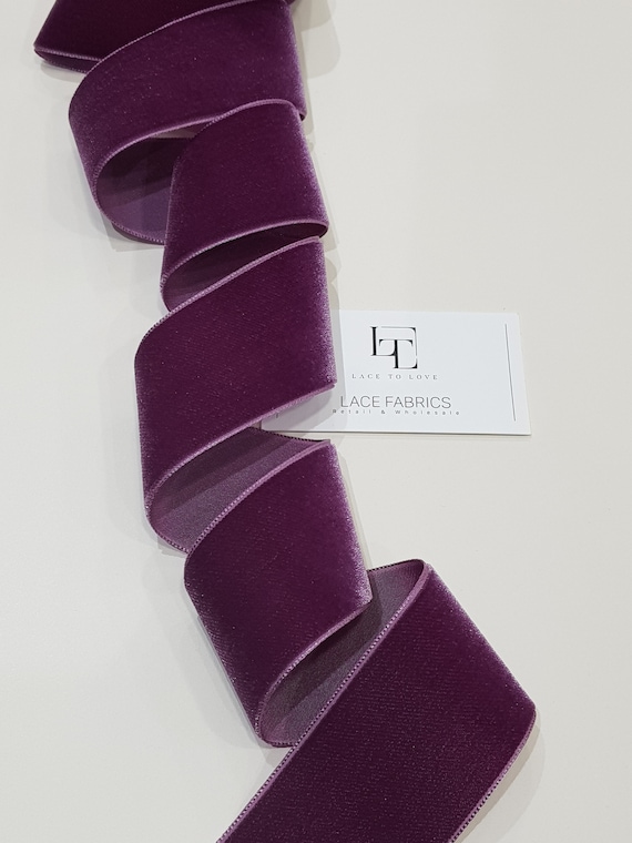 Nastro In Chiffon Viola 38mm X 22m - Per Regali, Matrimoni E Decorazioni - Foto 6