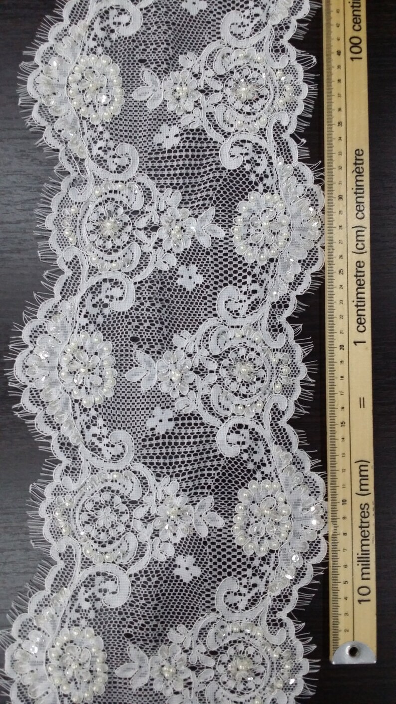 sequin lace trim