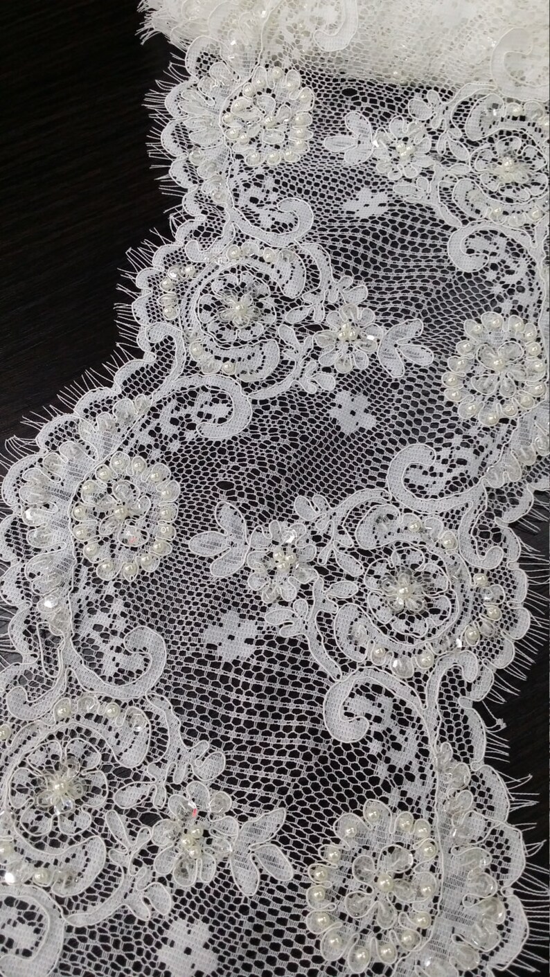 sequin lace trim