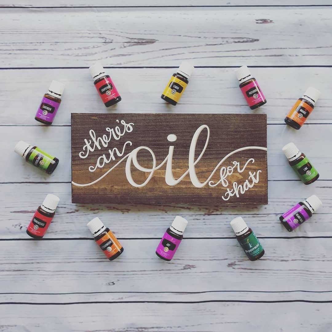 There's an Oil for That Handpainted Wooden Sign, Essential Oil Sign