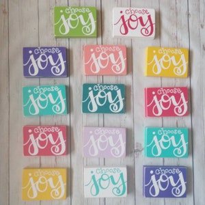 Choose JOY hand-painted wooden sign, encouragement gift, inspirational sign