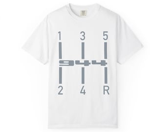 Porsche 944-inspired "Shifter" Unisex Garment-Dyed T-shirt