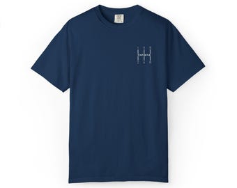 Embroidered Porsche 944-inspired "Shifter" 911 Unisex Garment-Dyed T-shirt