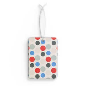 Munich Dots Scented Car Air Freshener for BMW Fans -- Pine, New Car, and Black Ice scent image 2