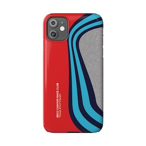 Martini Racing-inspired Colors Slim iPhone Case MK3 (Porsche, Le Mans, Audi, Lancia)
