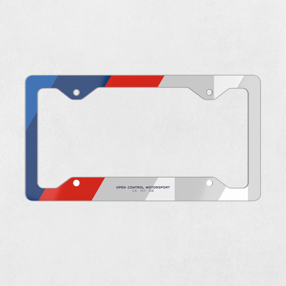 BMW M MOTORSPORT License Plate Frame Mk1 Etsy