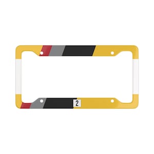 TEAM INGOLSTADT Moldura de placa moldada inspirada em AUDI Rally Racing (Mk2)