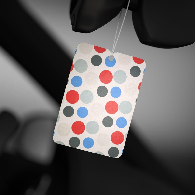 Munich Dots Scented Car Air Freshener for BMW Fans -- Pine, New Car, and Black Ice scent image 4