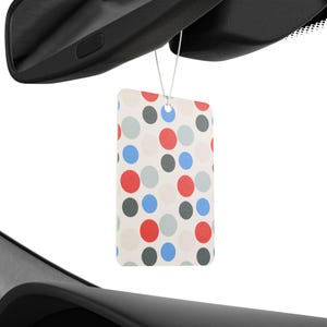 Munich Dots Scented Car Air Freshener for BMW Fans -- Pine, New Car, and Black Ice scent image 1
