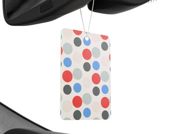 Munich Dots Scented Car Air Freshener for BMW Fans -- Pine, New Car, and Black Ice scent