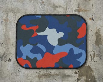 Munich Camouflage-inspired Car Rear Floor Mat for BMW M Motorsport Enthusiasts