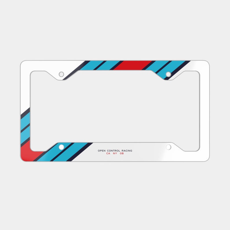 Martini Racing Classic License Plate Frame MK6 Etsy
