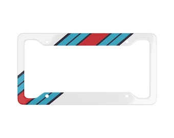 Martini Racing Classic License Plate Frame MK6 (Porsche/Lancia/Brabham/Cosworth/Alfa Romeo)