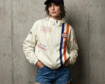 Steve McQueen Racing Suit Unisex Windbreaker (Porsche, Ford, Le Mans)