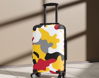 Audi Rally-inspired Livery-print Wheeled Roller Suitcase (Small, Medium, Large)