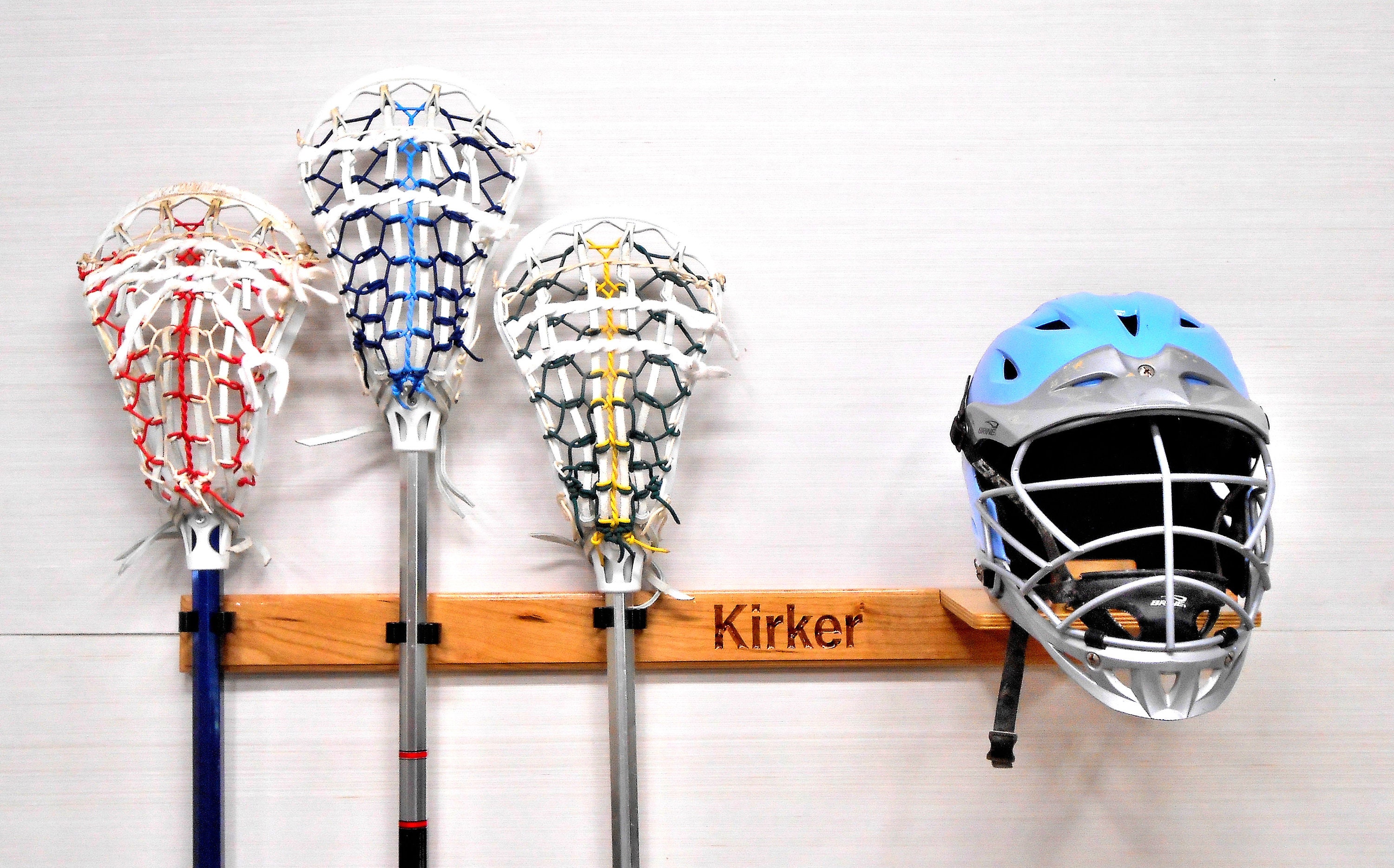 Engraved Lacrosse Stick 3 & Helmet Holder Display Etsy Canada