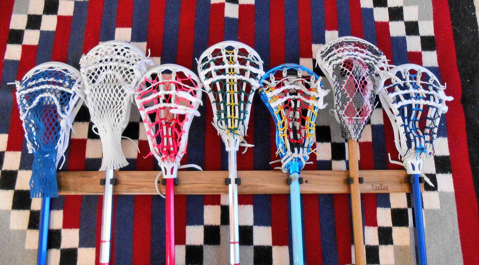 Lacrosse Stick Holder for 7 Sticks Etsy