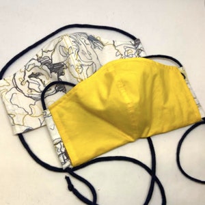 FACE MASK COVER - Reversible, Washable, Reusable, Breathable with Pocket Filter & Adjustable Straps