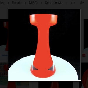 Vintage Scandinavian Vase - Art Glass Vase