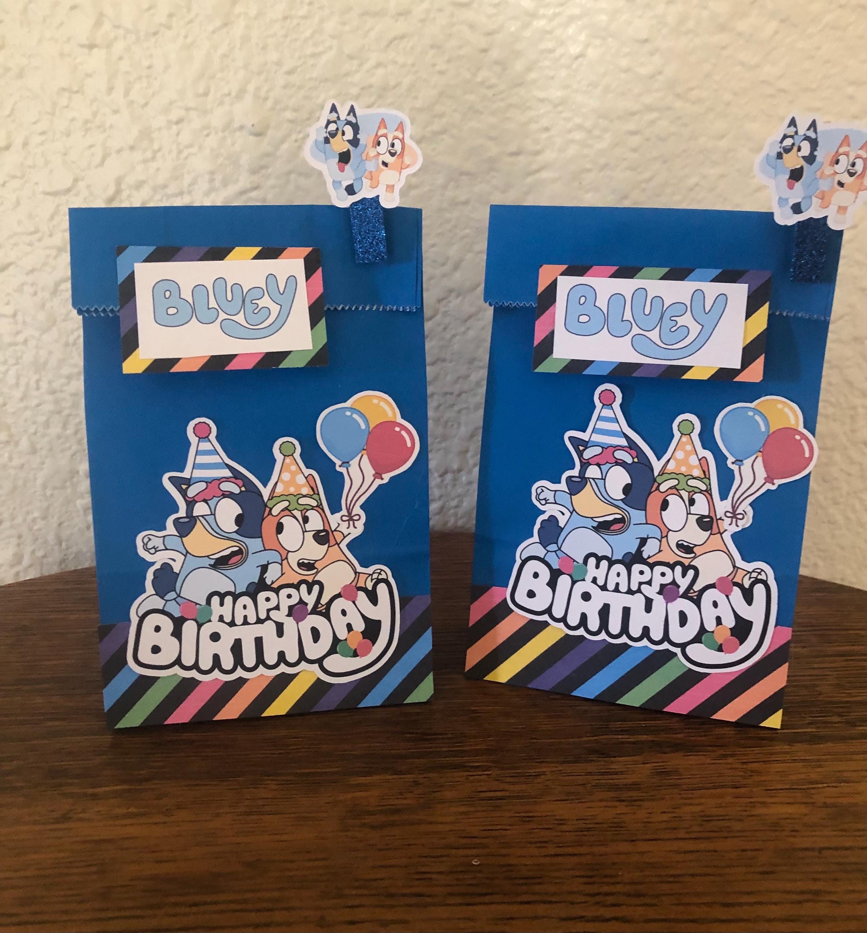 Bluey Lunch Favor Bags - Set of 6