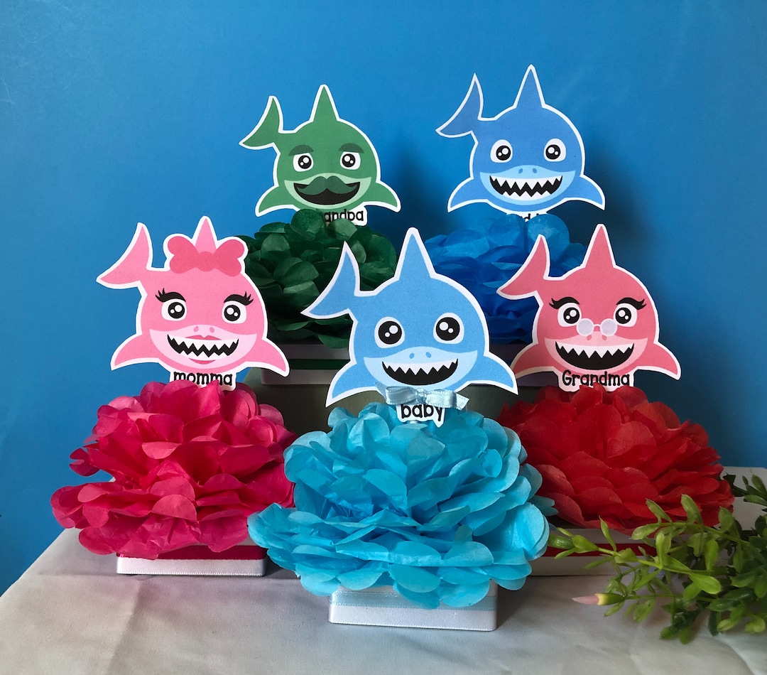 Baby Shark, Baby Shark Decorations, Baby Shark Party, Baby Shark