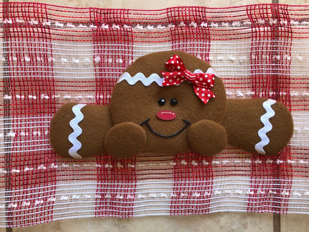 Gingerbread Man Wreath Attachment Wreath Attachment - Etsy