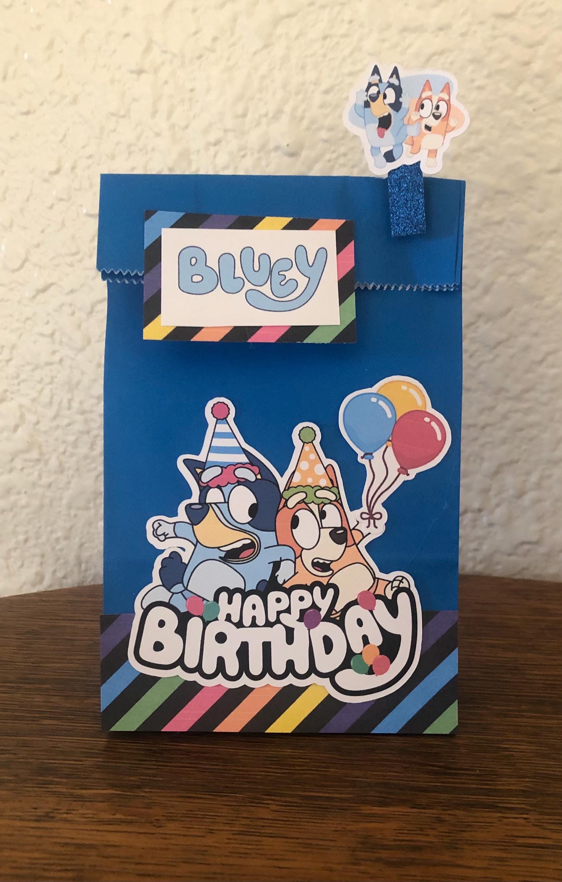 Bluey Lunch Favor Bags - Set of 6