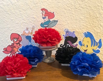 Little Mermaid Birthday Party Centerpiece: Ariel Party Decorations