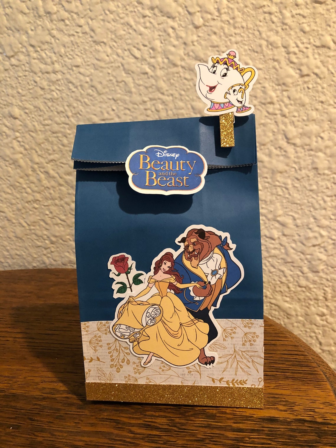 Beauty and the beast favor bag beauty and the beast party Etsy
