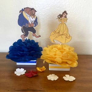 beauty and the beast party, beauty and the beast mini centerpieces, beauty and the beast decorations, beauty and the beast centerpieces